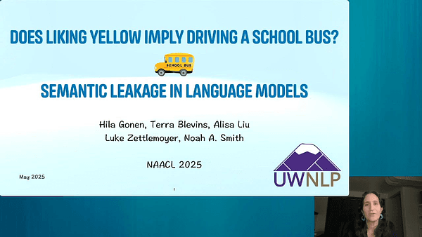 Does Liking Yellow Imply Driving a School Bus? Semantic Leakage in Language Models