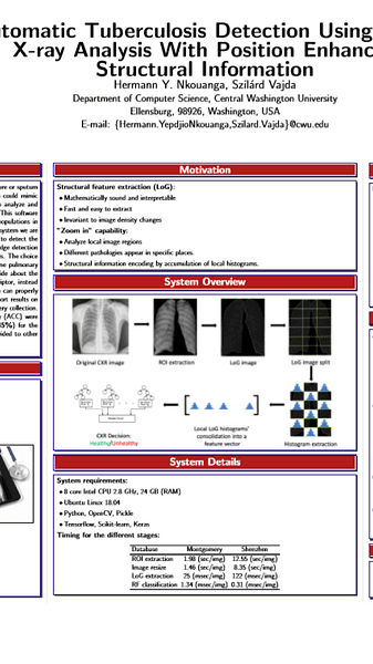 Automatic Tuberculosis Detection Using Chest X-ray Analysis With Position Enhanced Structural Information