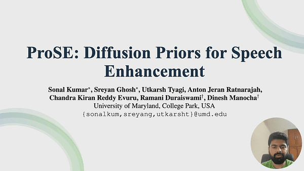 ProSE: Diffusion Priors for Speech Enhancement