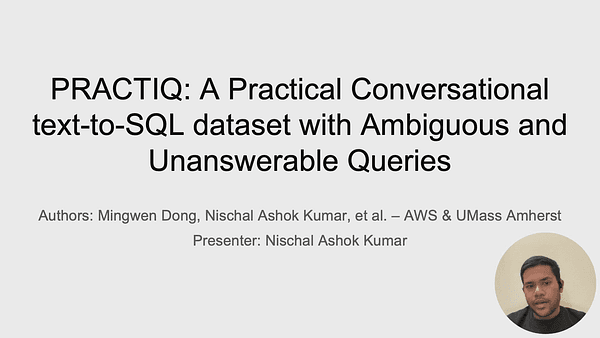 PRACTIQ: A Practical Conversational Text-to-SQL dataset with Ambiguous and Unanswerable Queries