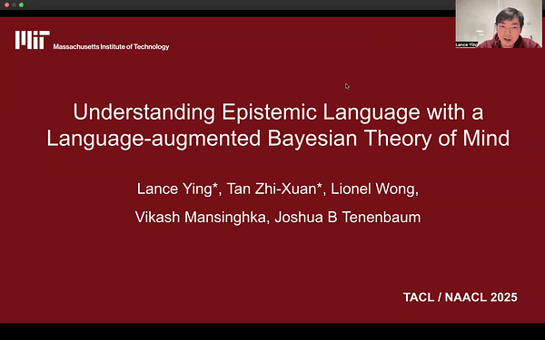 Understanding Epistemic Language with a Language-augmented Bayesian Theory of Mind