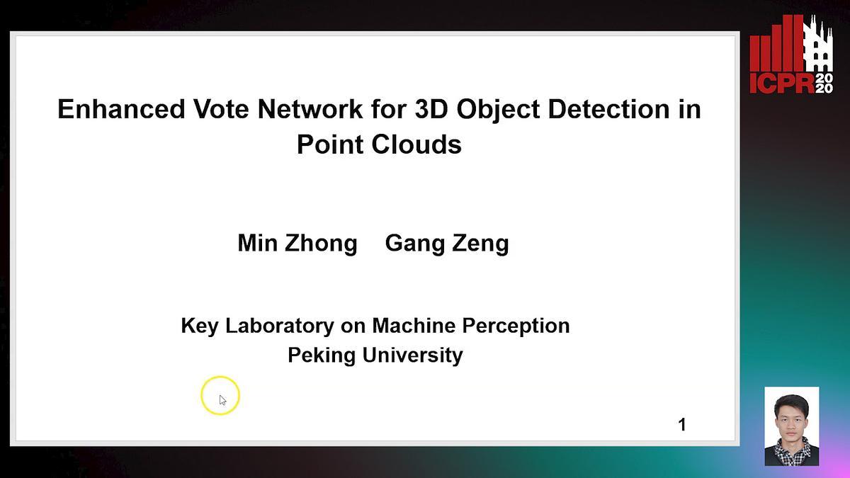 Underline | Enhanced Vote Network for 3D Object Detection in Point Clouds