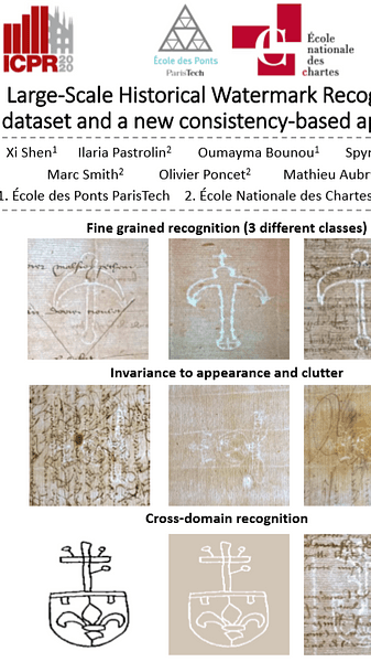 Large-Scale Historical Watermark Recognition: dataset and a new consistency-based approach