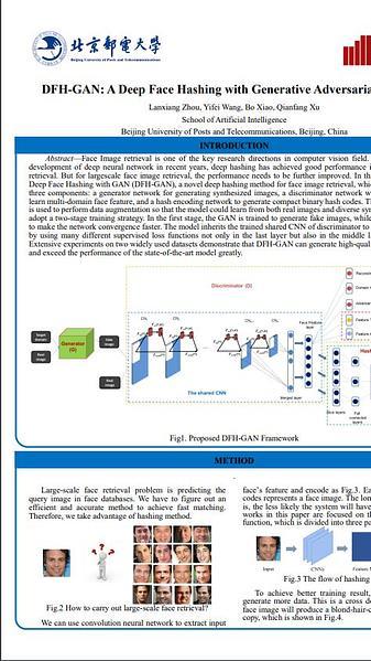 DFH-GAN: A Deep Face Hashing with Generative Adversarial Network