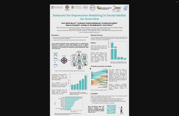 Datasets for Depression Modeling in Social Media: An Overview