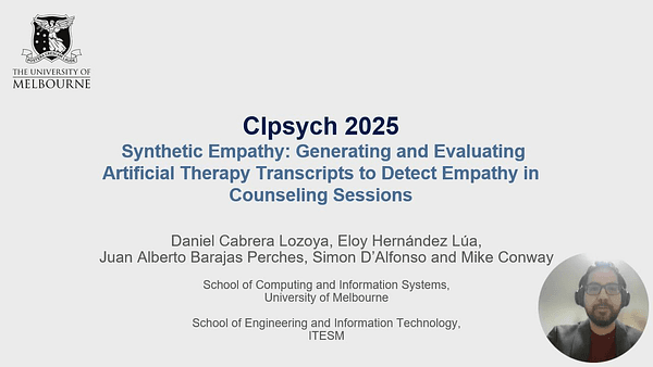 Synthetic Empathy: Generating and Evaluating Artificial Psychotherapy Dialogues to Detect Empathy in Counseling Sessions