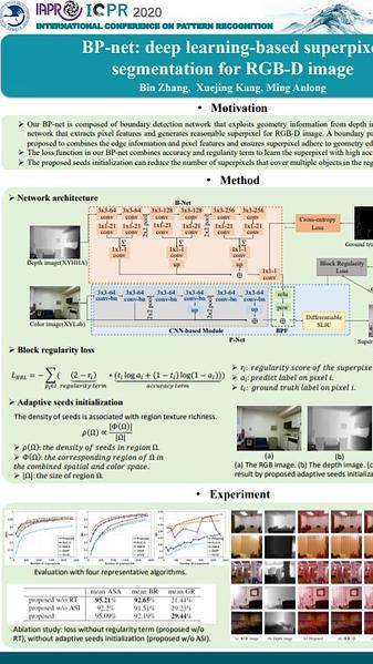 BP-net: deep learning-based superpixel segmentation for RGB-D image