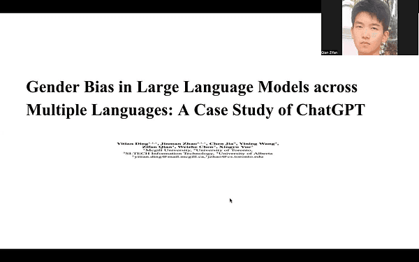 Gender Bias in Large Language Models across Multiple Languages: A Case Study of ChatGPT
