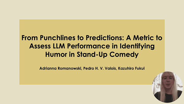 From Punchlines to Predictions: A Metric to Assess LLM Performance in Identifying Humor in Stand-Up Comedy