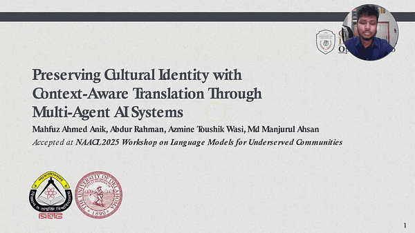 Preserving Cultural Identity with Context-Aware Translation Through Multi-Agent AI Systems