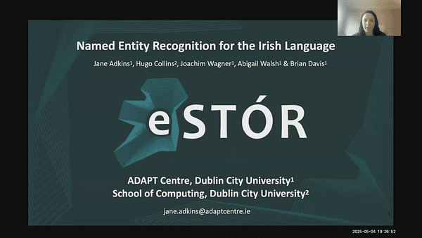 Named Entity Recognition for the Irish Language