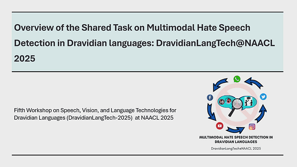 Overview of the Shared Task on Multimodal Hate Speech Detection in Dravidian languages: DravidianLangTech@NAACL 2025