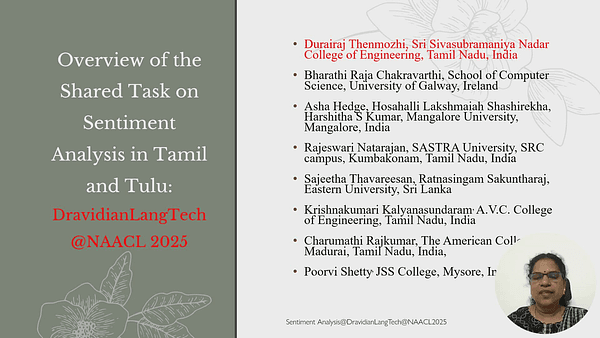 Overview of the Shared Task on Sentiment Analysis in Tamil and Tulu