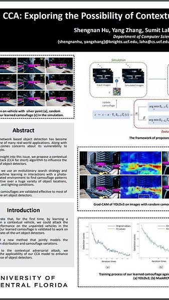 CCA: Exploring the Possibility of Contextual Camouflage Attack on Object Detection