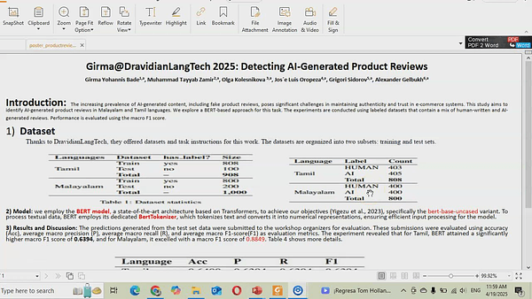 Girma@DravidianLangTech 2025: Detecting AI Generated Product Reviews