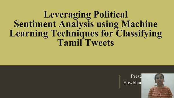 Team_Catalysts@DravidianLangTech 2025: Leveraging Political Sentiment Analysis using Machine Learning Techniques for Classifying Tamil Tweets