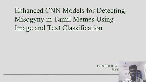 InnovationEngineers@DravidianLangTech 2025: Enhanced CNN Models for Detecting Misogyny in Tamil Memes Using Image and Text Classification