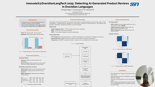 InnovateX@DravidianLangTech 2025: Detecting AI-Generated Product Reviews in Dravidian Languages