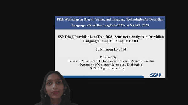 SSNTrio@DravidianLangTech 2025: Sentiment Analysis in Dravidian Languages using Multilingual BERT