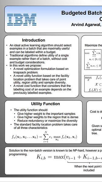 Budgeted Batch Mode Active Learning with Generalized Cost and Utility Functions