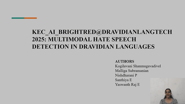DLRG@DravidianLangTech 2025: Multimodal Hate Speech Detection in Dravidian Languages