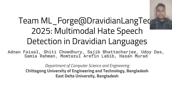 Team ML_Forge@DravidianLangTech 2025: Multimodal Hate Speech Detection in Dravidian Languages