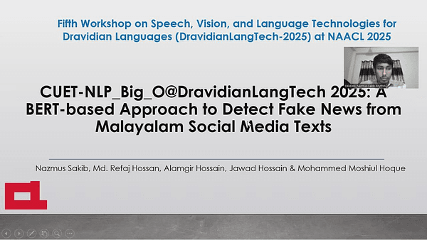 CUET-NLP_Big_O@DravidianLangTech 2025: A BERT-based Approach to Detect Fake News from Malayalam Social Media Texts