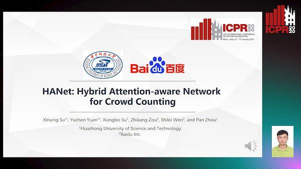 HANet: Hybrid Attention-aware Network for Crowd Counting