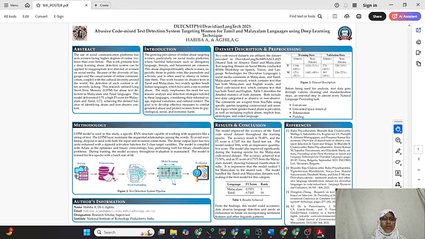 DLTCNITPY@DravidianLangTech 2025 Abusive Code-mixed Text Detection System Targeting Women for Tamil and Malayalam Languages using Deep Learning Technique