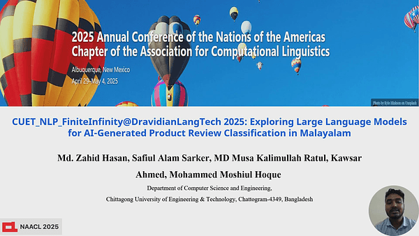 CUET_NLP_FiniteInfinity@DravidianLangTech 2025: Exploring Large Language Models for AI-Generated Product Review Classification in Malayalam