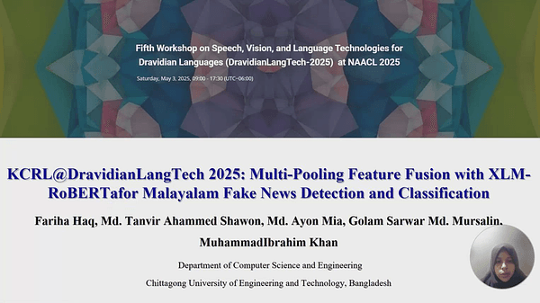 KCRL@DravidianLangTech 2025: Multi-Pooling Feature Fusion with XLM-RoBERTa for Malayalam Fake News Detection and Classification