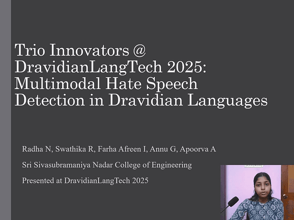 Trio Innovators @ DravidianLangTech 2025: Multimodal Hate Speech Detection in Dravidian Languages