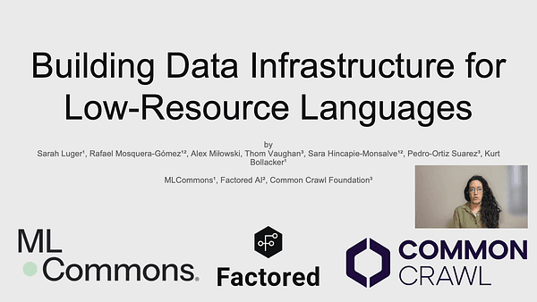 Building Data Infrastructure for Low-Resource Languages