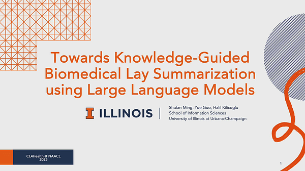 Towards Knowledge-Guided Biomedical Lay Summarization using Large Language Models