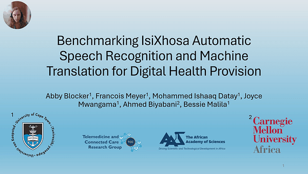 Benchmarking IsiXhosa Automatic Speech Recognition and Machine Translation for Digital Health Provision