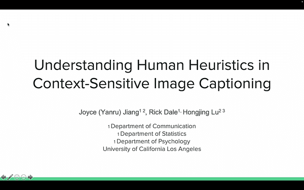 Understanding Human Heuristics in Context-Sensitive Image Captioning
