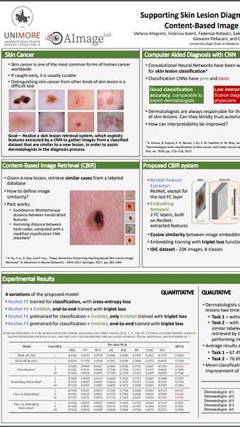 Supporting Skin Lesion Diagnosis with Content-Based Image Retrieval