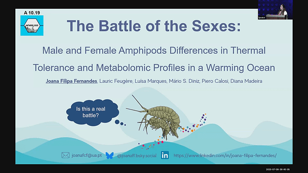 The Battle of the Sexes: Male and Female Amphipods Differences in Thermal Tolerance and Metabolomic Profiles in a Warming Ocean