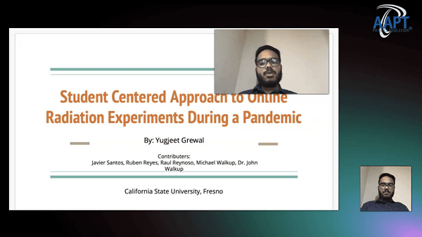 Student-Centered Approach to Online Radiation Experiments During a Pandemic