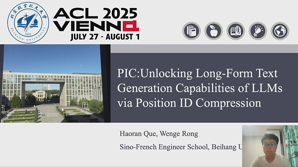 PIC: Unlocking Long-Form Text Generation Capabilities of Large Language Models via Position ID Compression