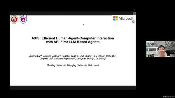 AXIS: Efficient Human-Agent-Computer Interaction with API-First LLM-Based Agents