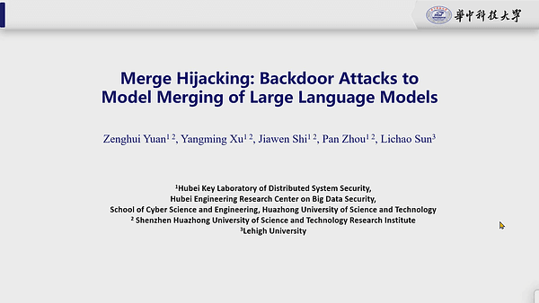 Merge Hijacking: Backdoor Attacks to Model Merging of Large Language Models