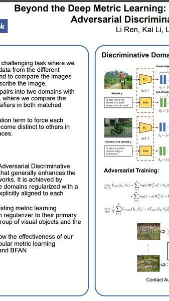 Beyond the Deep Metric Learning: Enhance the Cross-Modal Matching with Adversarial Discriminative Domain Regularization