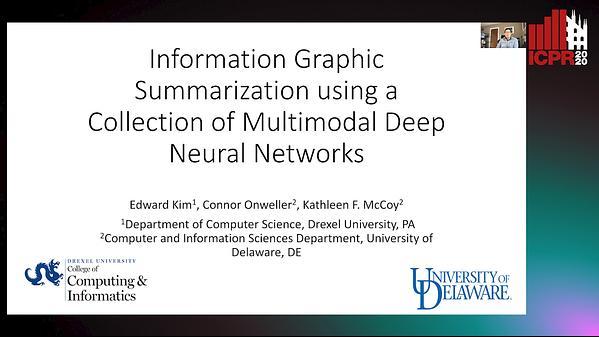 Information Graphic Summarization using a Collection of Multimodal Deep Neural Networks