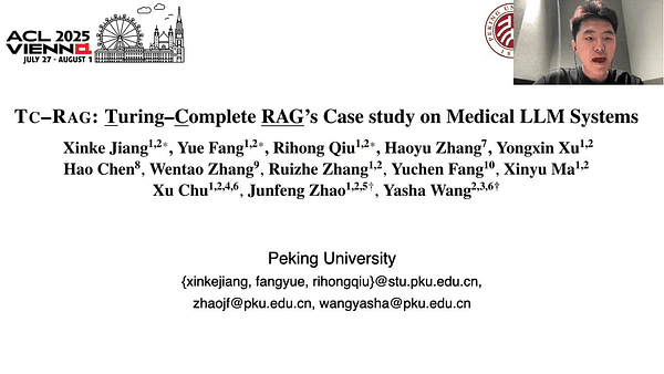 TC–RAG: Turing–Complete RAG’s Case study on Medical LLM Systems