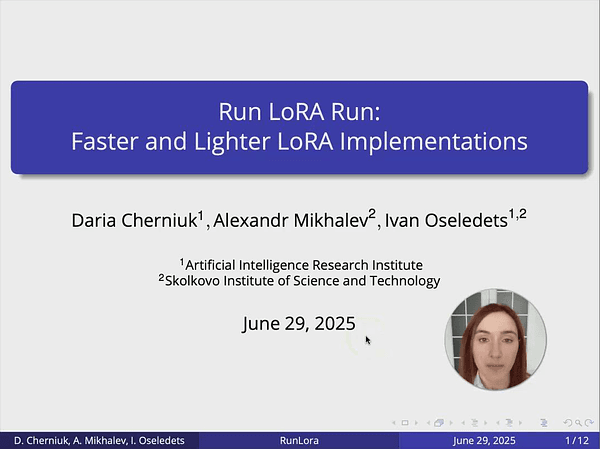 Run LoRA Run: Faster and Lighter LoRA Implementations
