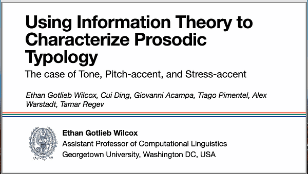 Using Information Theory to Characterize Prosodic Typology: The Case of Tone, Pitch-Accent and Stress-Accent