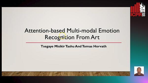 Attention-based Multi-modal Emotion Recognition From Art