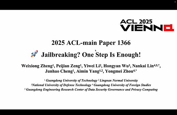 Jailbreaking? One Step Is Enough!