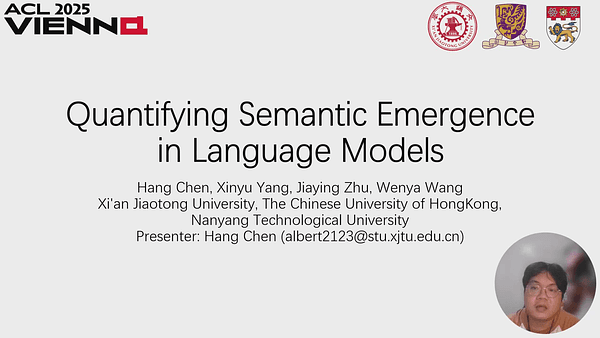 Quantifying Semantic Emergence in Language Models